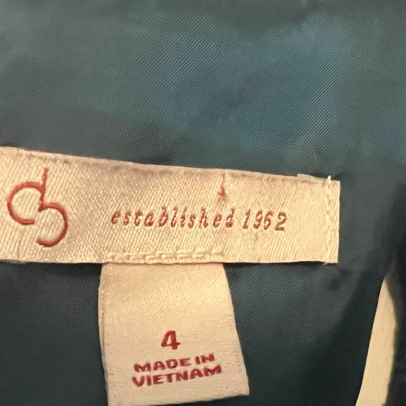 (4) BEAUTIFUL DB Dark Teal with Floral Design - Picture 7 of 9